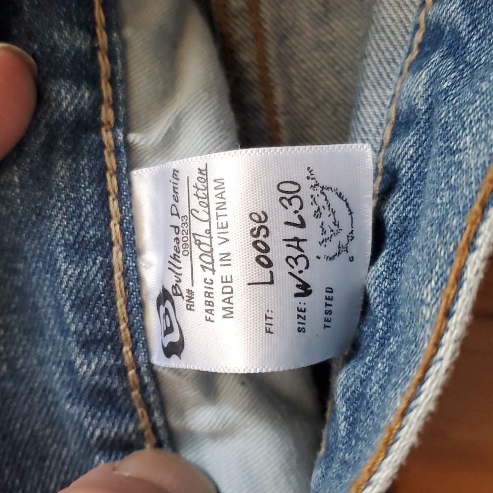 Bullhead Denim Jeans Mens 34/30 Hammonds Loose - Picture 3 of 8